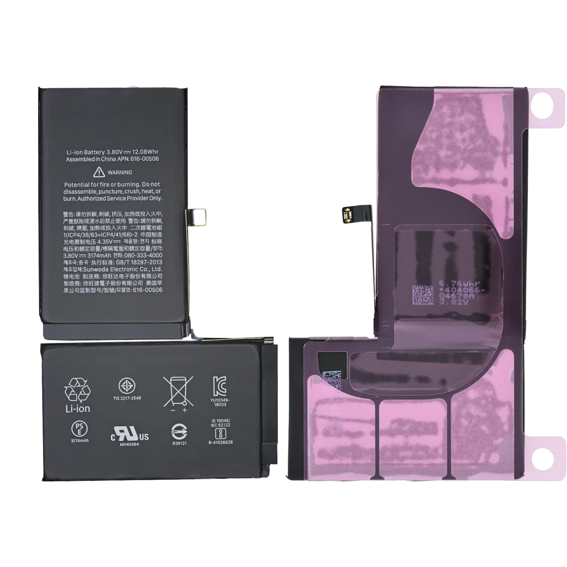 iPhone XS Max Battery Replacement front and back view