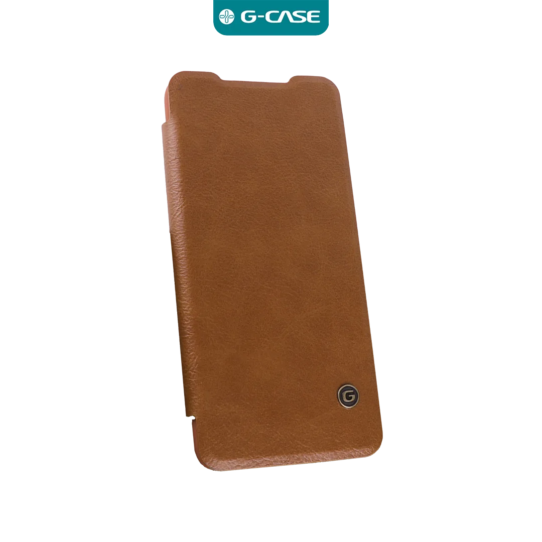 Samsung Galaxy S21 Ultra Leather Wallet Fold Case - Brown - Image 2