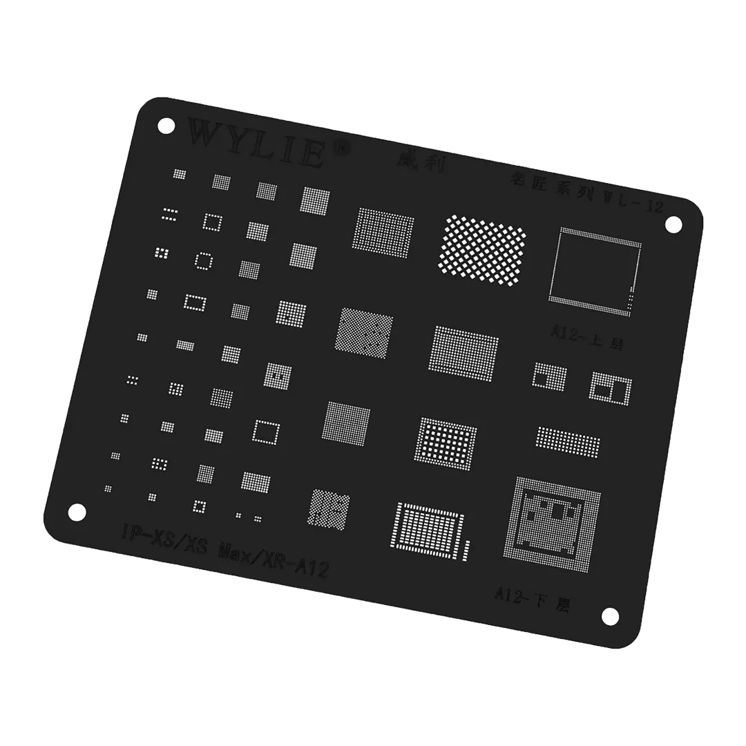 iPhone XS | XS Max | XR BGA Reballing Stencil | Wylie WL-12