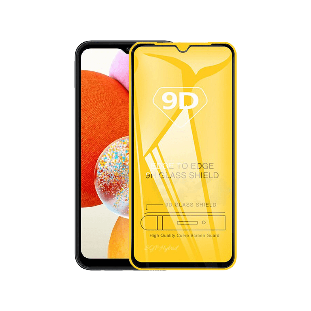 Samsung Galaxy A14 screen protector full screen glass front view.