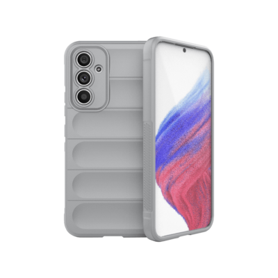 Samsung Galaxy A54 protective case grey TPU flannel thickened corners Magic Shield