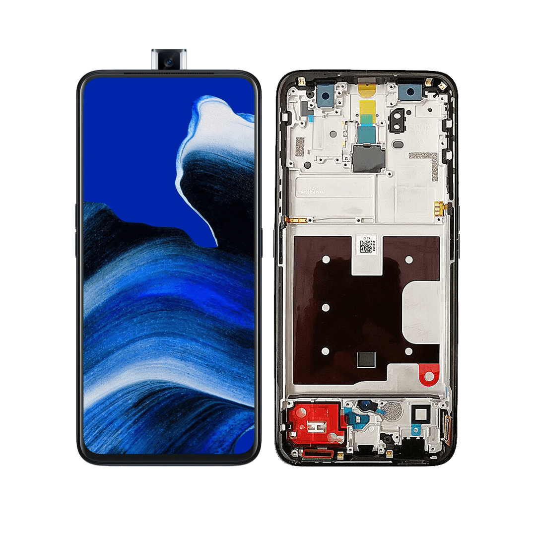 Oppo Reno2 Z Replacement Screen with Frame | Luminous Black