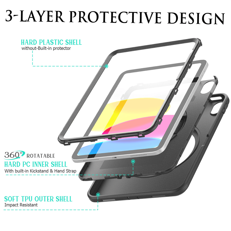 iPad 11 / 10 Rugged Heavy Duty Case - Image 2