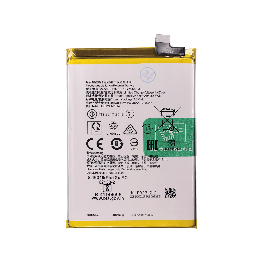 OPPO A77 A78 5G Battery Replacement front view