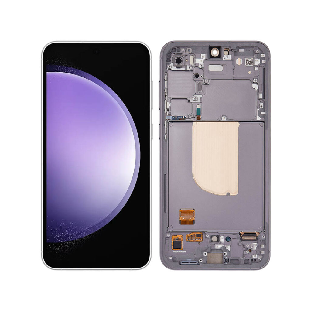 Samsung Galaxy S23 FE Replacement Screen with Frame Purple GA Tech