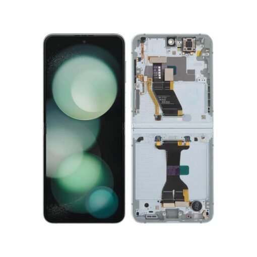 Samsung Galaxy Z Flip 5 Replacement Front Screen with Frame - Mint