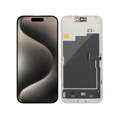 iPhone 15 Pro Max Hard OLED Replacement Screen, front view