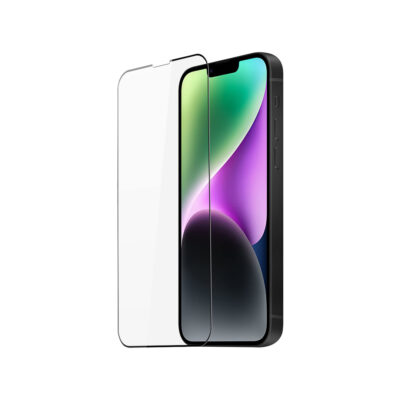 iPhone 14 Plus screen protector clear front glass view