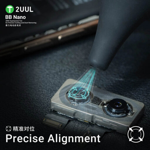 2UUL DA90-BB Nano 30W Superpower Fan - High-Speed Cooling and Dust Removal for Electronics - Compact and USB-Powered - Image 4