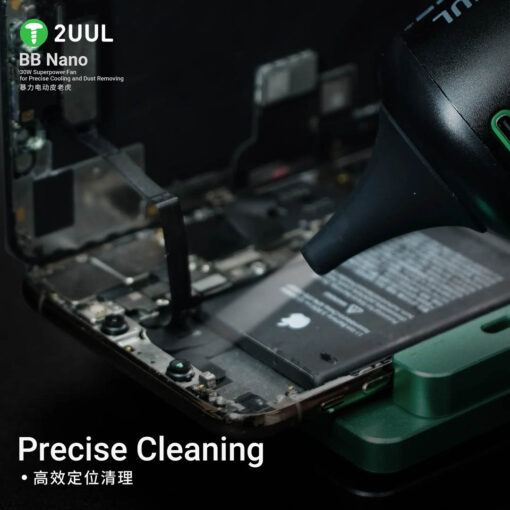 2UUL DA90-BB Nano 30W Superpower Fan - High-Speed Cooling and Dust Removal for Electronics - Compact and USB-Powered - Image 7