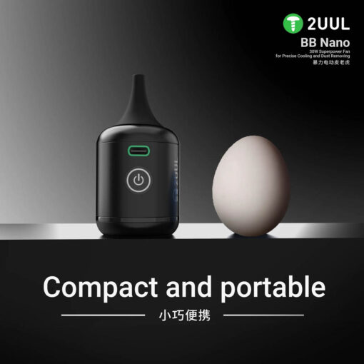 2UUL DA90-BB Nano 30W Superpower Fan - High-Speed Cooling and Dust Removal for Electronics - Compact and USB-Powered - Image 10