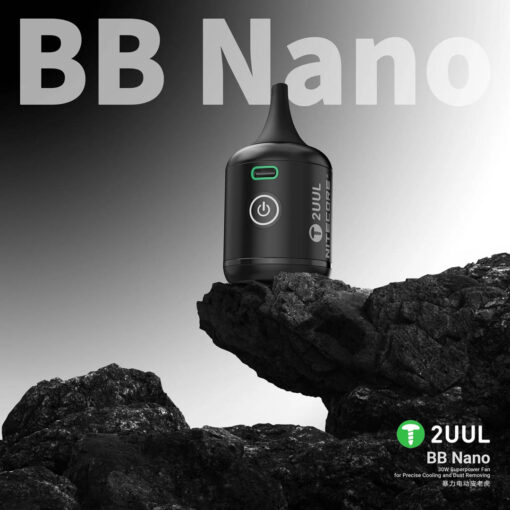 2UUL DA90-BB Nano 30W Superpower Fan - High-Speed Cooling and Dust Removal for Electronics - Compact and USB-Powered - Image 11