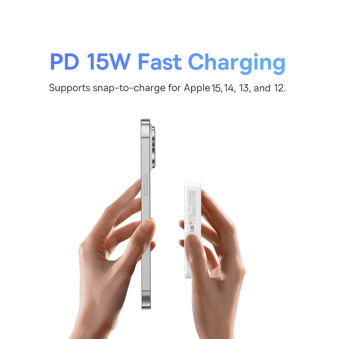 Baseus MagPro Magnetic Power Bank 20W 5000mAh with Stand - White - Image 4