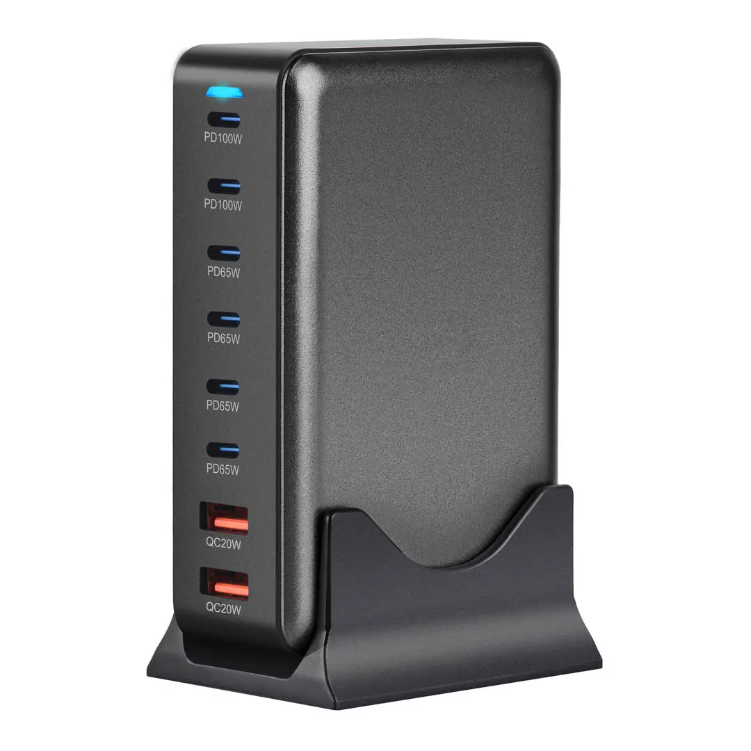 500W GaN³ Multi Port USB Charger - Grey - Image 2