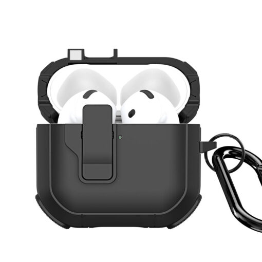 AirPods 4 Full Cover Protective Case - Black | PECP Series by Dux Ducis - Image 2