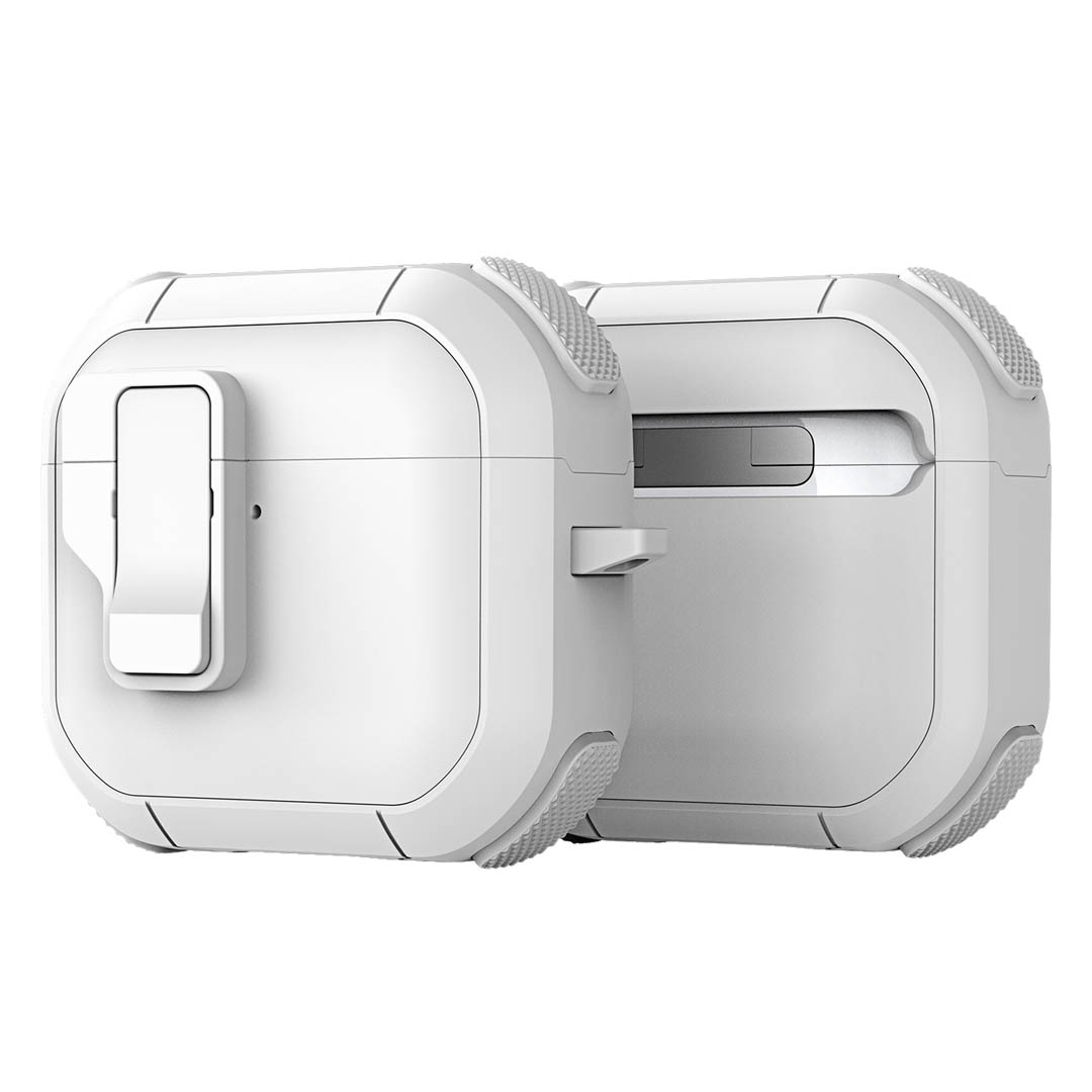 AirPods 4 Full Cover Protective Case - White | PECP Series by Dux Ducis