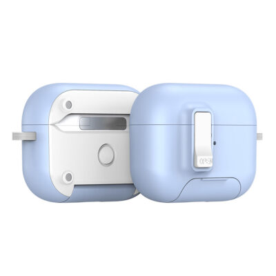 AirPods Pro 3 case with stand blue Dux Ducis magnetic multi-angle