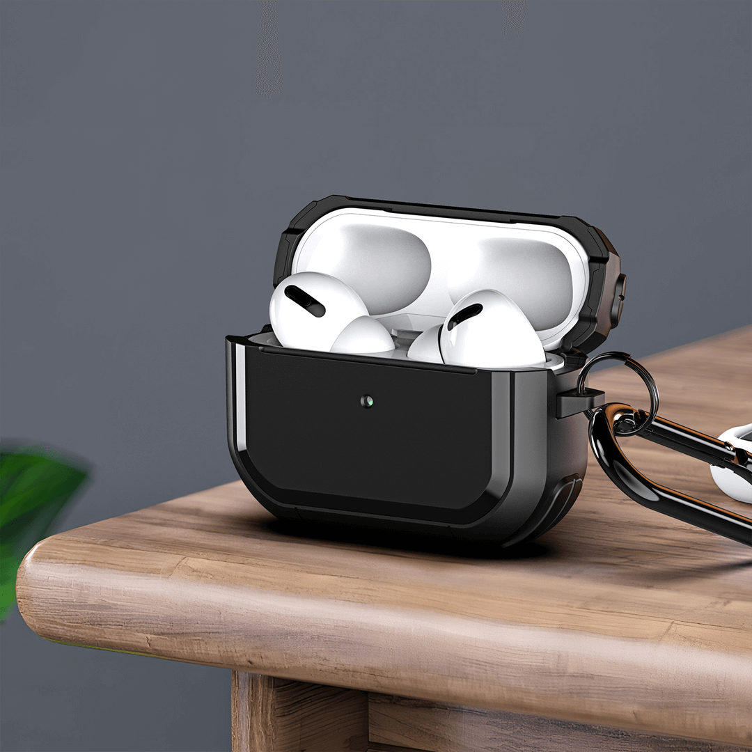 AirPods Pro 2 Case with Carabiner Hook Black by Dux Ducis - Image 6