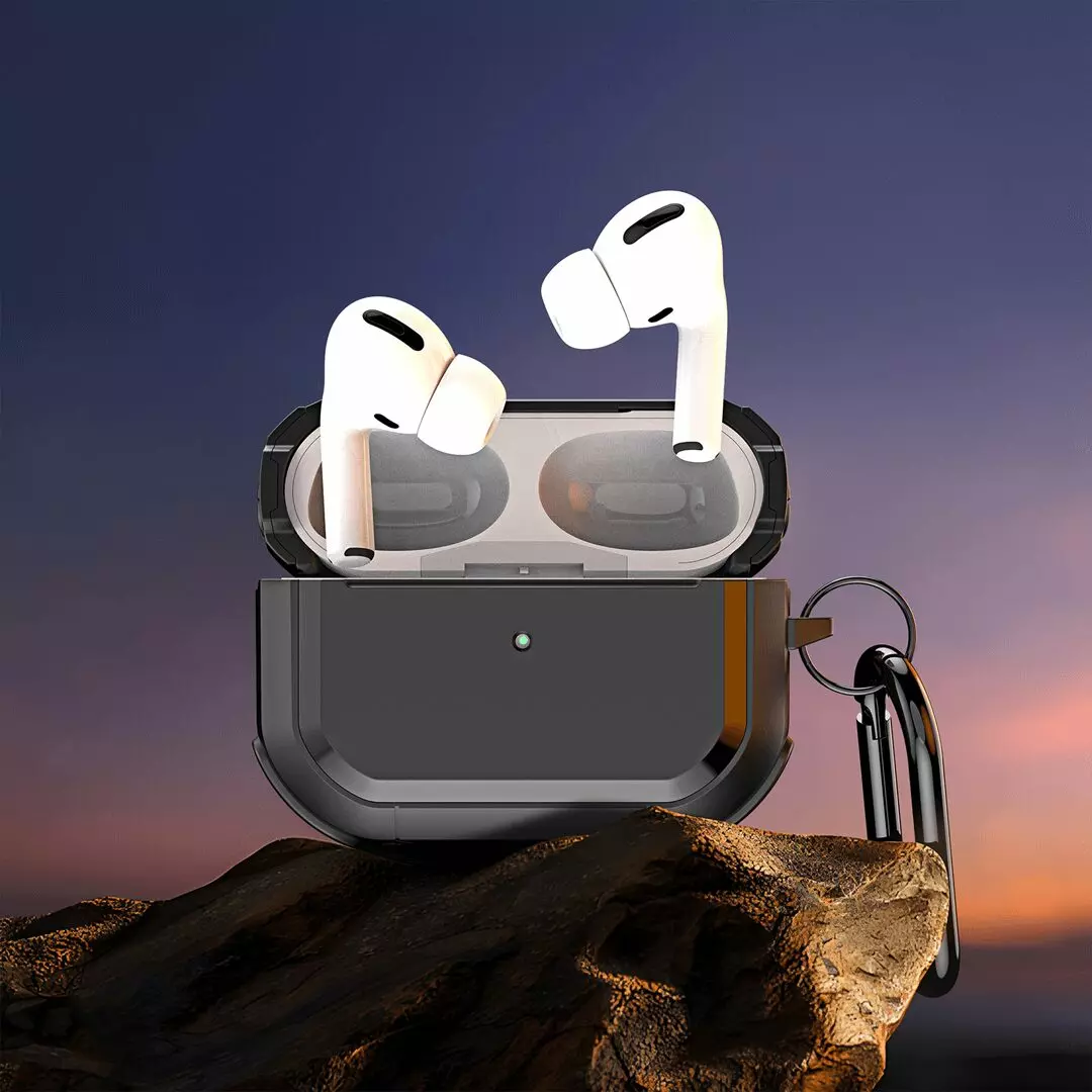 AirPods Pro 2 Case with Carabiner Hook Black by Dux Ducis - Image 7