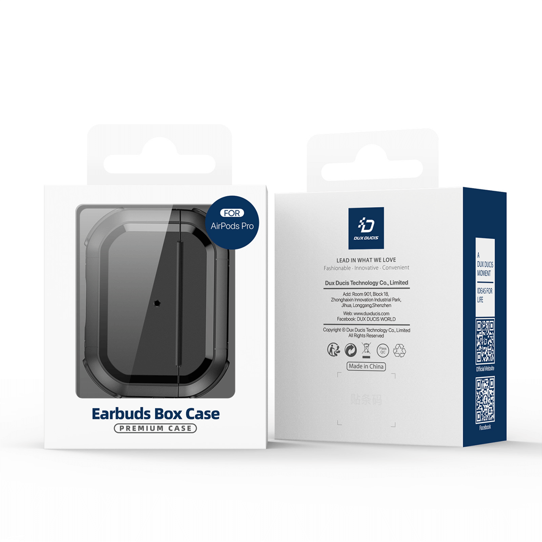 AirPods Pro 2 Case with Carabiner Hook Black by Dux Ducis - Image 8