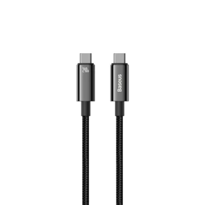 Baseus 240W USB-C to USB-C Fast Charging Cable – Tungsten Gold Series-00