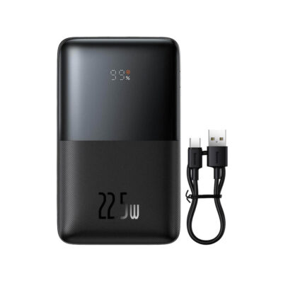 Baseus Bipow Pro 20,000mAh 22.5W Fast Charge Power Bank with Digital Display - Black