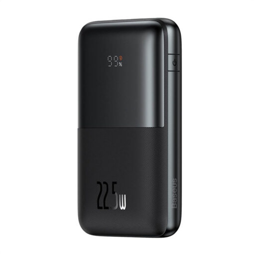 Baseus Bipow Pro 20,000mAh 22.5W Fast Charge Power Bank with Digital Display - Black - Image 2
