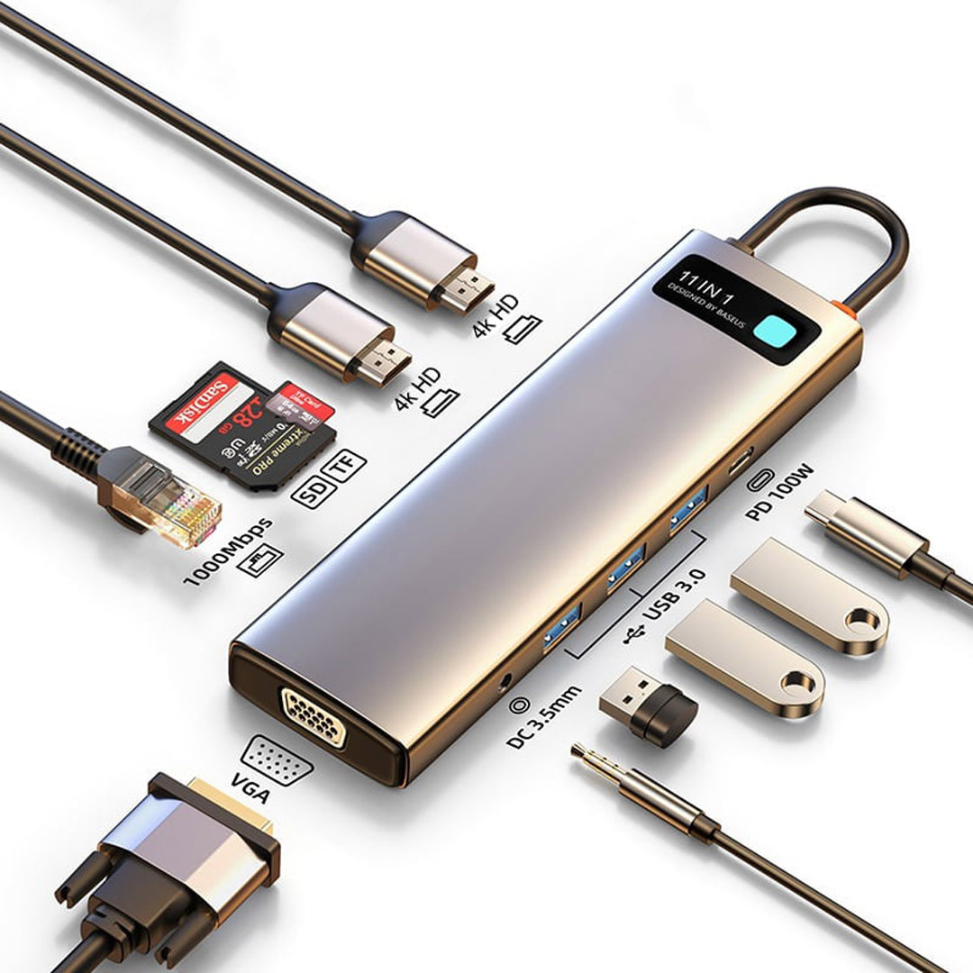 Baseus Metal Gleam 11-in-1 USB-C Hub NZ