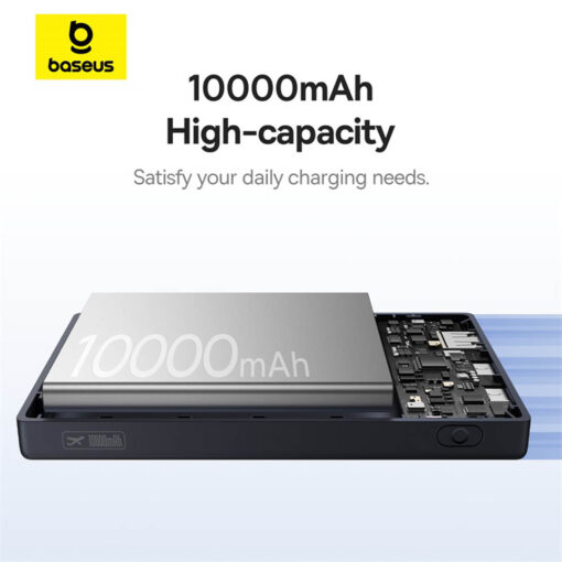 Baseus PicoGo 10,000mAh 20W Fast Charging Power Bank - Cosmic Black - Image 6