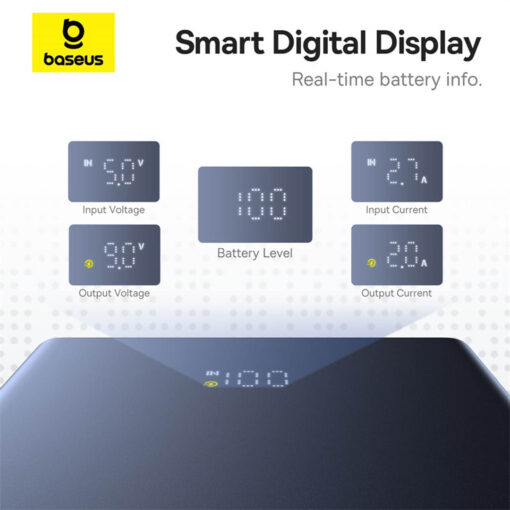 Baseus PicoGo 10,000mAh 20W Fast Charging Power Bank - Cosmic Black - Image 7