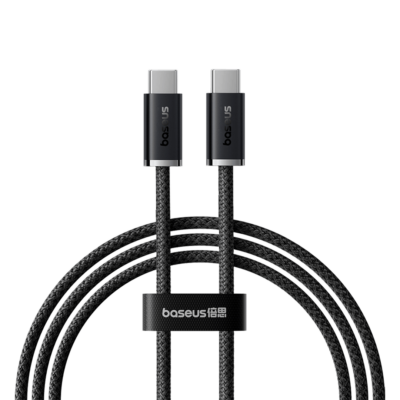 Braided 100W USB-C Fast Charge Cable – Black – Baseus Dynamic 3 Series – 1M-00