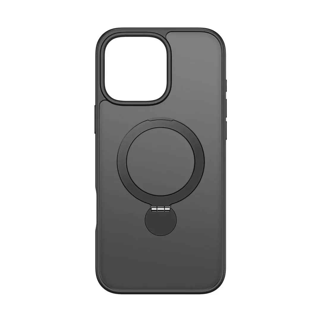 iPhone 16 Pro Magnetic Frosted Case with Stand Black by Dux Ducis - Image 3