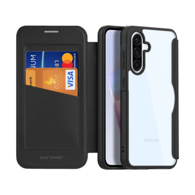 Samsung Galaxy A36 / A56 Folio Wallet Case - Black | Skin X Pro Series by Dux Ducis