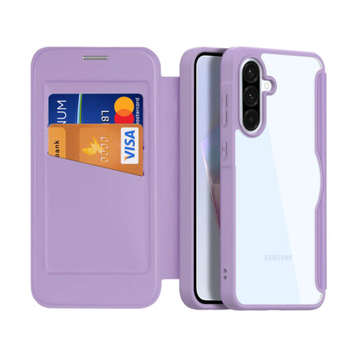 Samsung Galaxy A36 / A56 Folio Wallet Case - Purple | Skin X Pro Series by Dux Ducis
