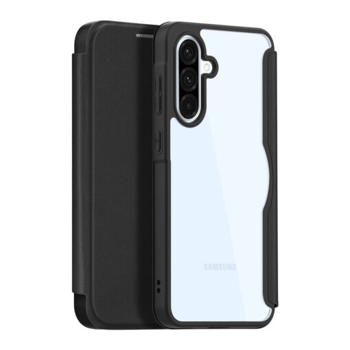 Samsung Galaxy A36 / A56 Folio Wallet Case - Black | Skin X Pro Series by Dux Ducis - Image 2