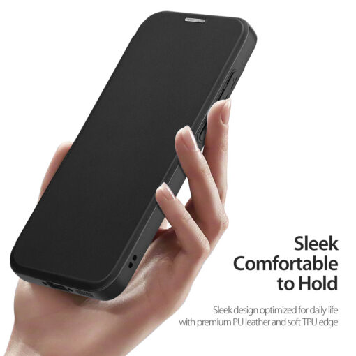 Samsung Galaxy A36 / A56 Folio Wallet Case - Black | Skin X Pro Series by Dux Ducis - Image 3