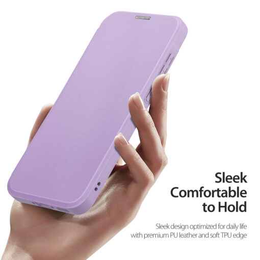 Samsung Galaxy A36 / A56 Folio Wallet Case - Purple | Skin X Pro Series by Dux Ducis - Image 3