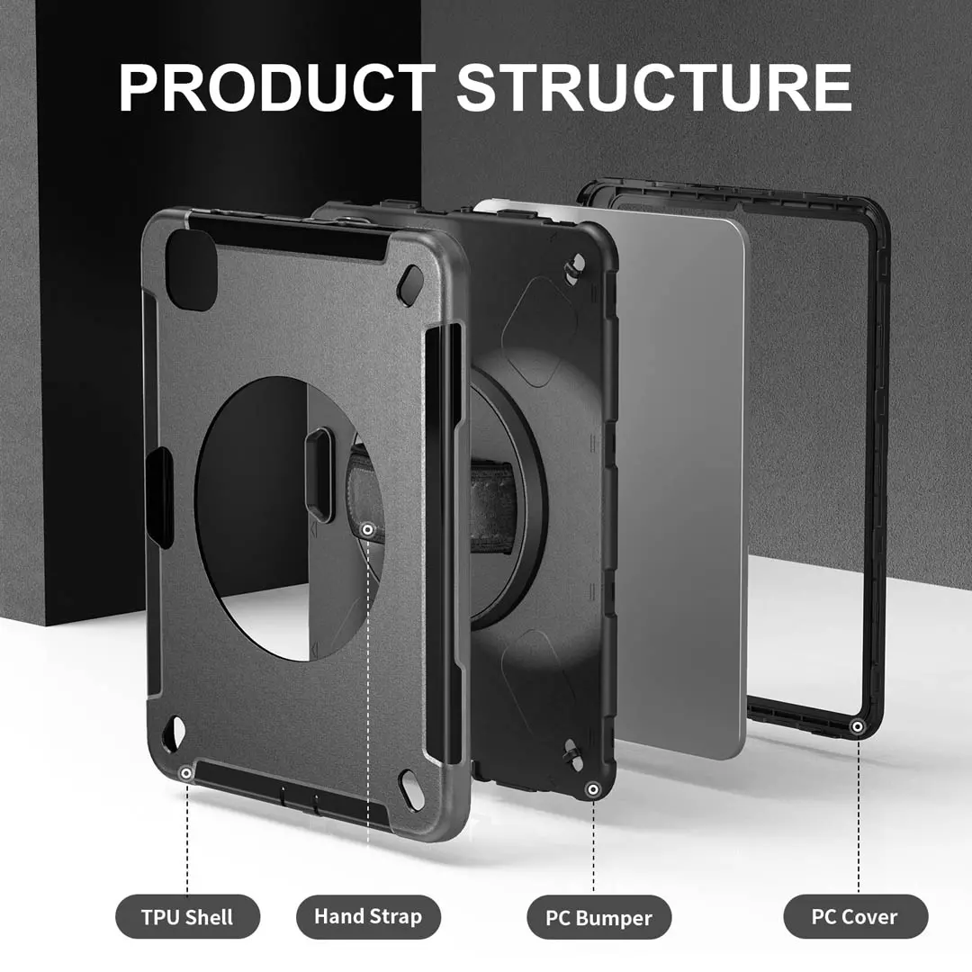 iPad Pro 11-inch M5, M4 Heavy Duty Rugged Case - Image 14