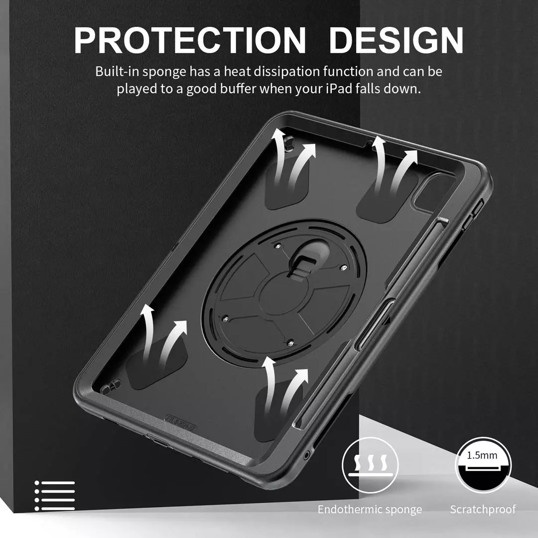 iPad Pro 11-inch M5, M4 Heavy Duty Rugged Case - Image 11