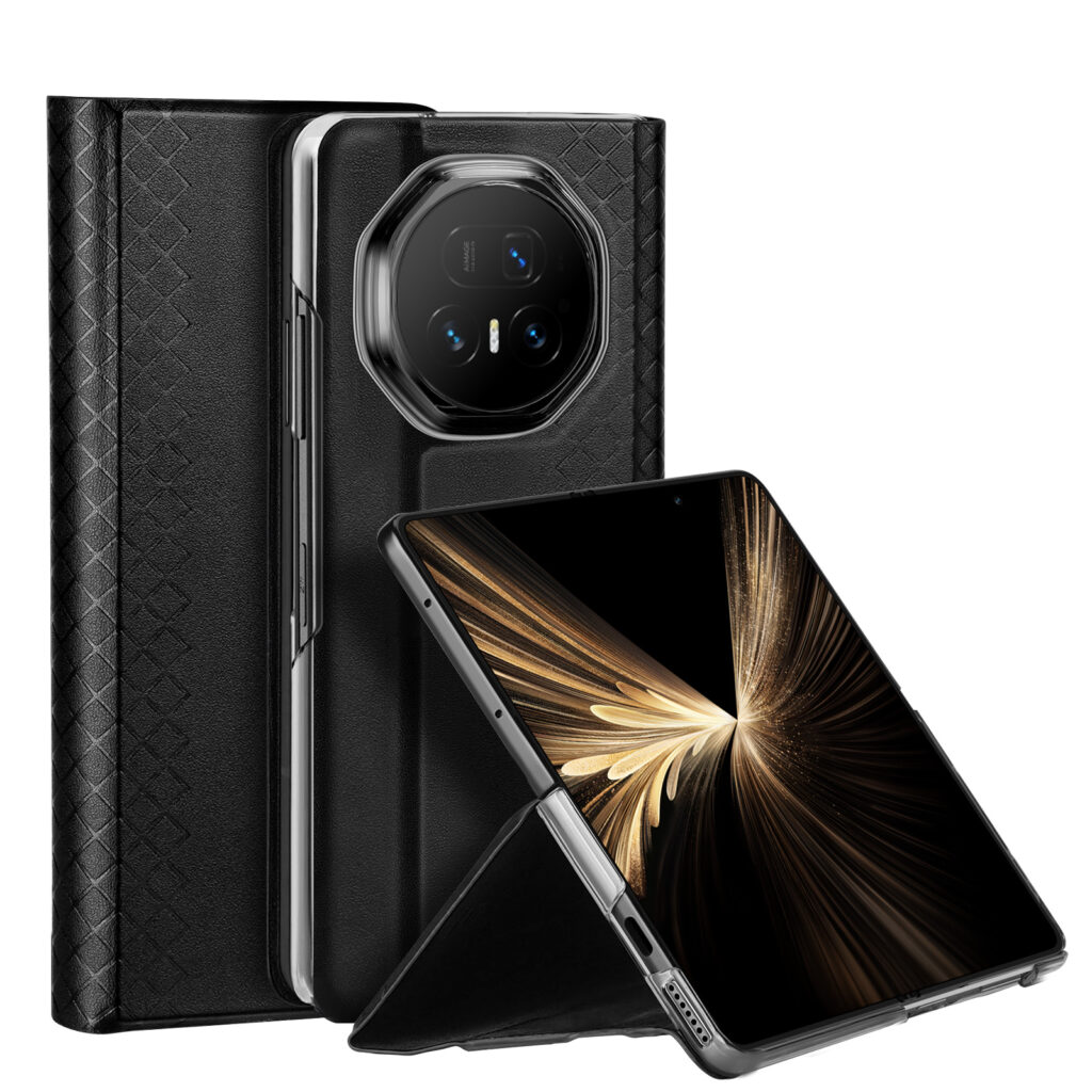 Honor Magic V5 Wallet Leather Case Black Bril Series by Dux Ducis