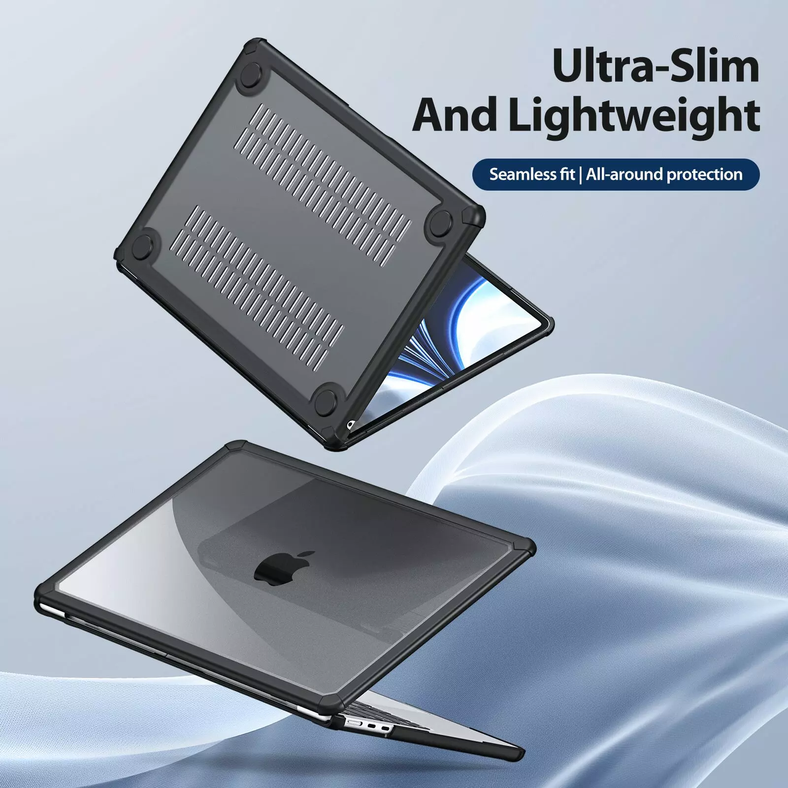 MacBook Pro 16-inch M5, M4, M3 Hard Shell Case Black by Dux Ducis - Image 5