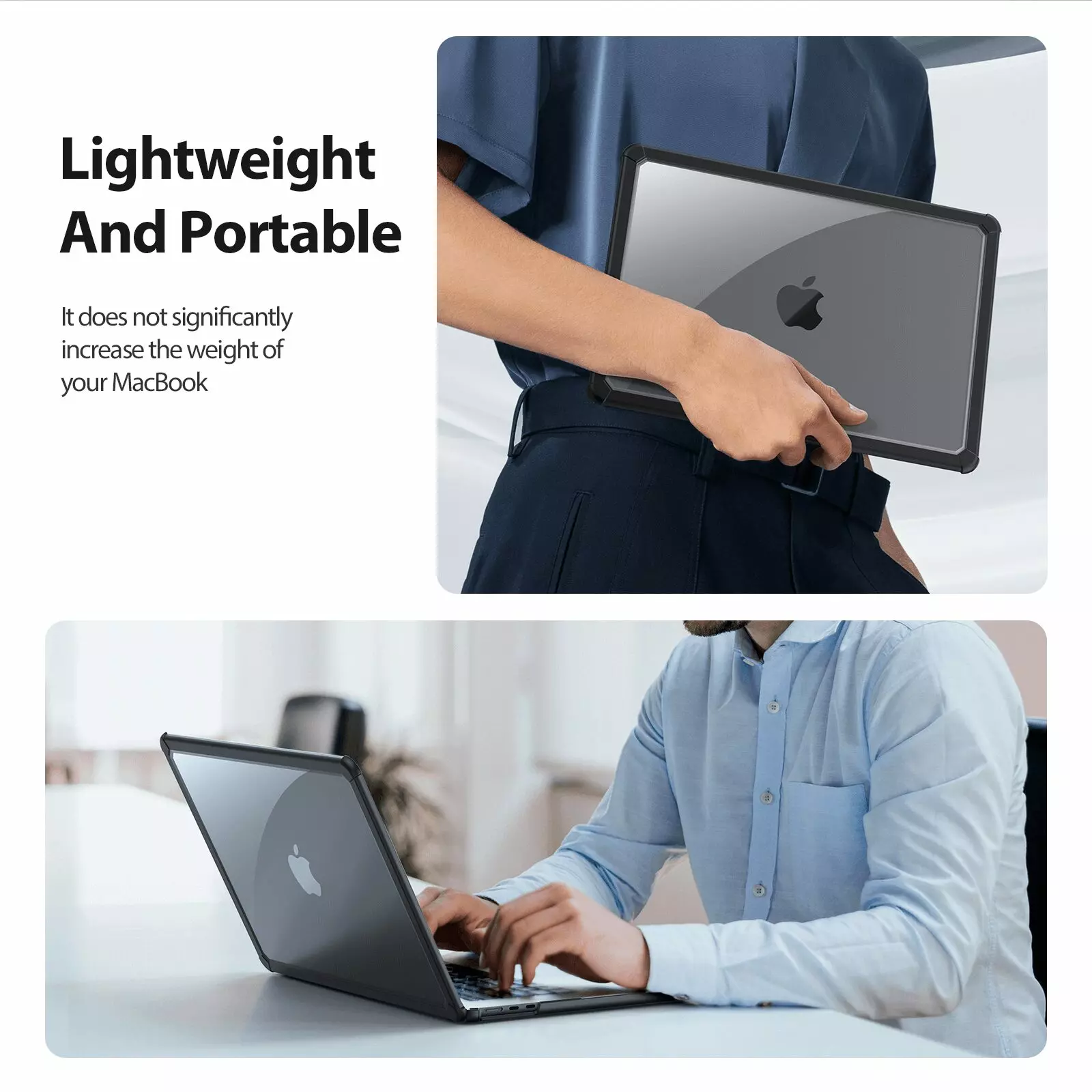 MacBook Pro 16-inch M5, M4, M3 Hard Shell Case Black by Dux Ducis - Image 8