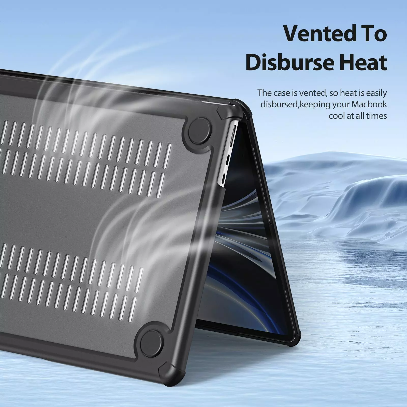MacBook Pro 16-inch M5, M4, M3 Hard Shell Case Black by Dux Ducis - Image 11