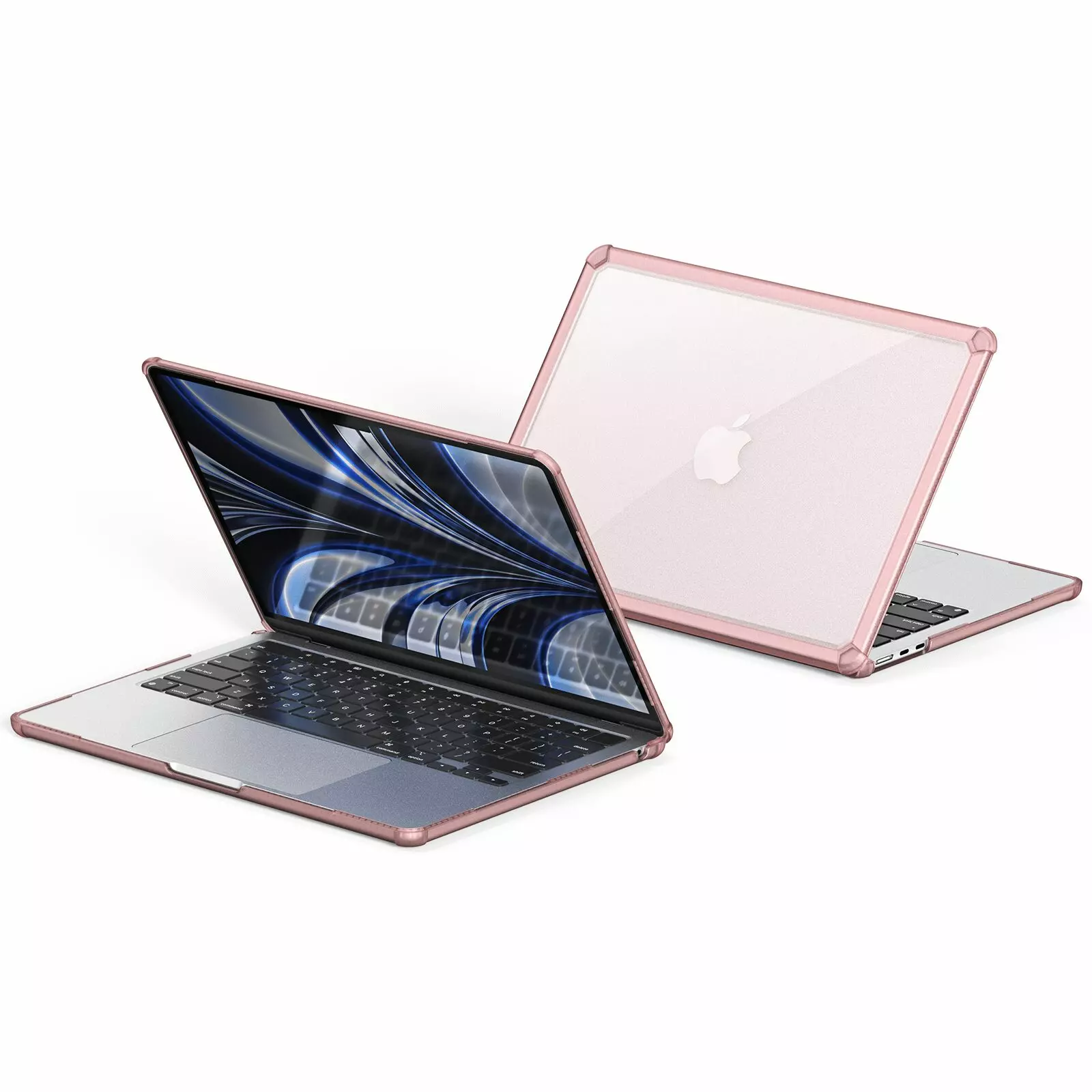 MacBook Air 13.3-inch M1 Hard Shell Case Pink by Dux Ducis - Image 2