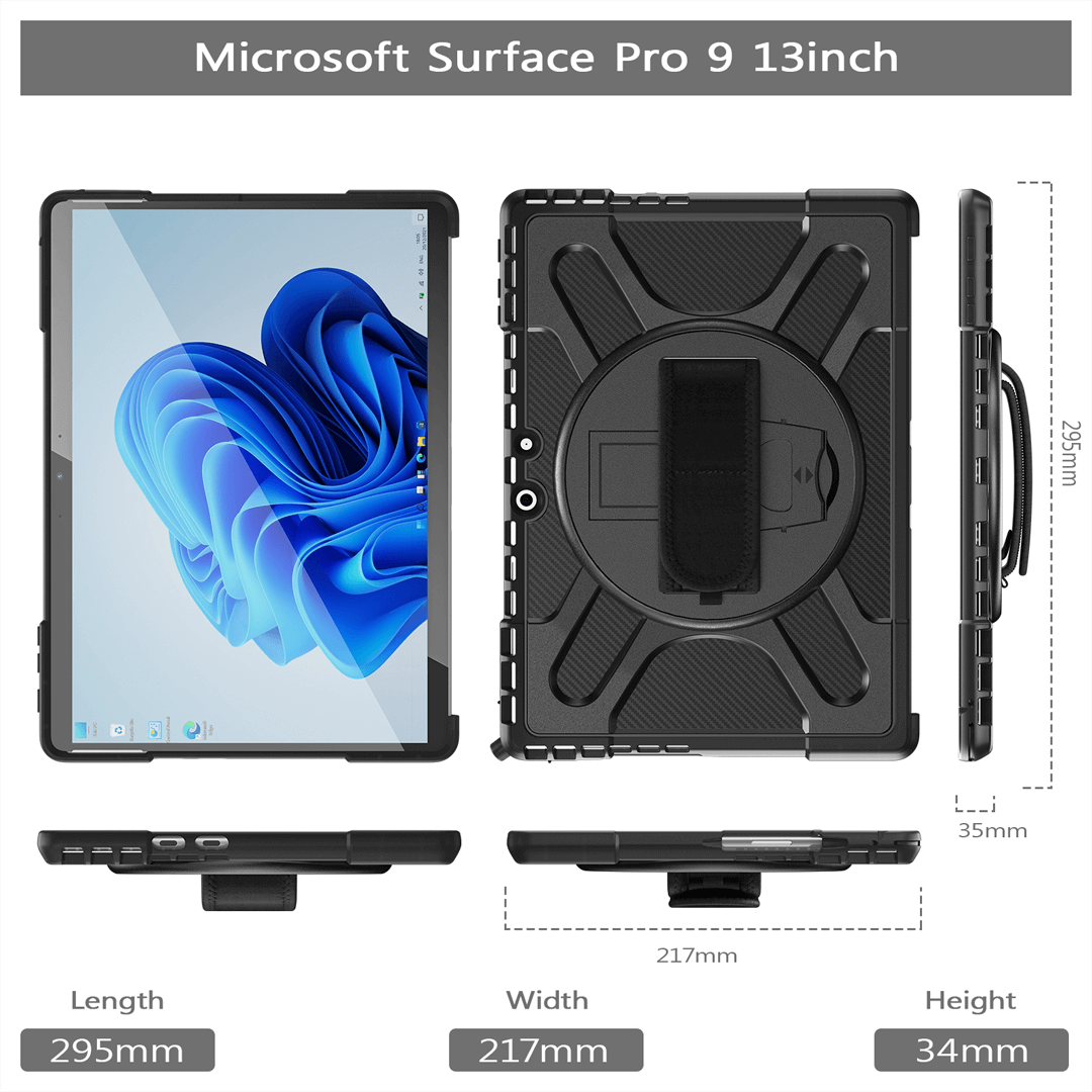 Microsoft Surface Pro 11 Heavy Duty Rugged Case - Image 3