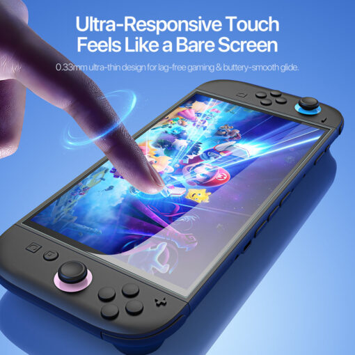 Nintendo Switch 2 HD Tempered Glass Screen Protector - Full Coverage Clarity with Easy Align Tool - Image 7