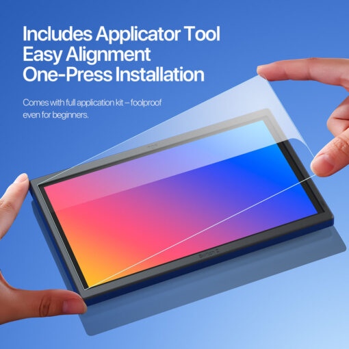 Nintendo Switch 2 HD Tempered Glass Screen Protector - Full Coverage Clarity with Easy Align Tool - Image 8