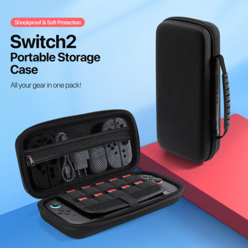 Nintendo Switch 2 Handheld Storage Bag - Waterproof, Shockproof with Game-Card Organiser by Dux Ducis - Image 4