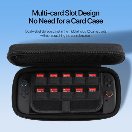 Nintendo Switch 2 Handheld Storage Bag - Waterproof, Shockproof with Game-Card Organiser by Dux Ducis - Image 8