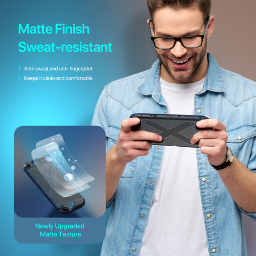 Nintendo Switch 2 Protective Case - Matte Slim Fit with Drop Protection and Ergonomic Grip - Image 6